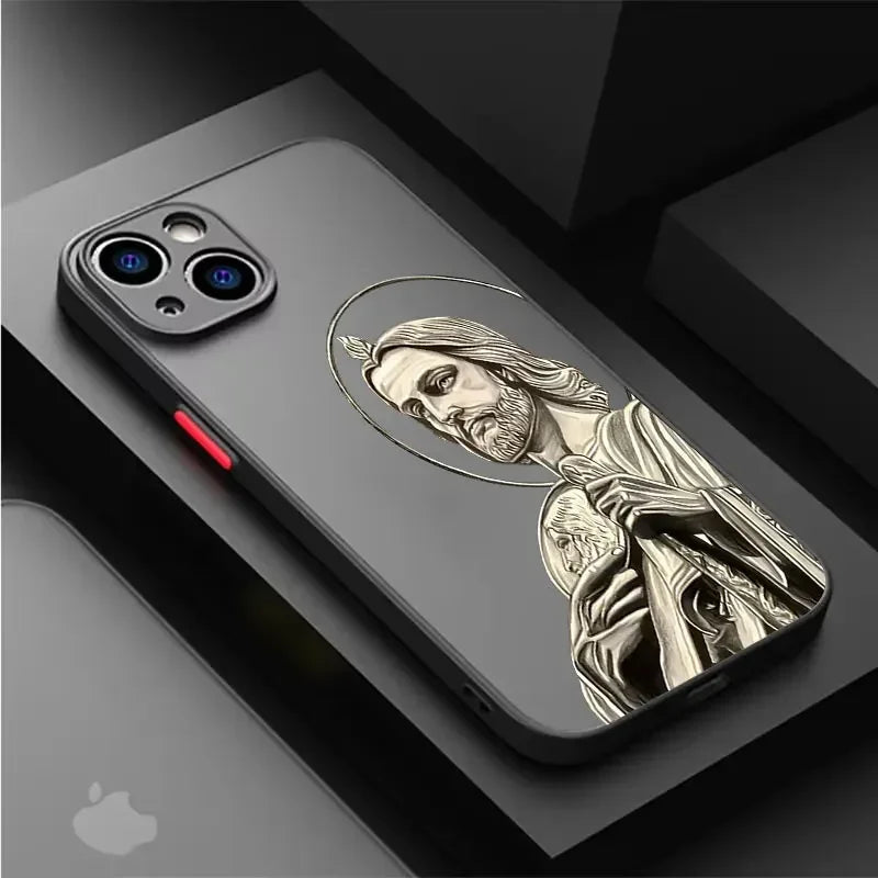 Verse of The Christian Bible Jesus Phone Case For iPhone 17 16 15 14 13 12 11 Pro Max Mini SE 7 8 Plus Air Shockproof Hard Cover