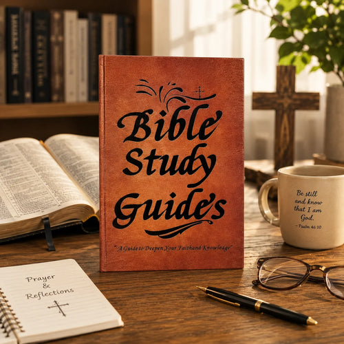 Christian Bible Study Journal with Book-by-Book Scripture Notes Prayer Reflection Pages Devotional Learning Workbook Gift