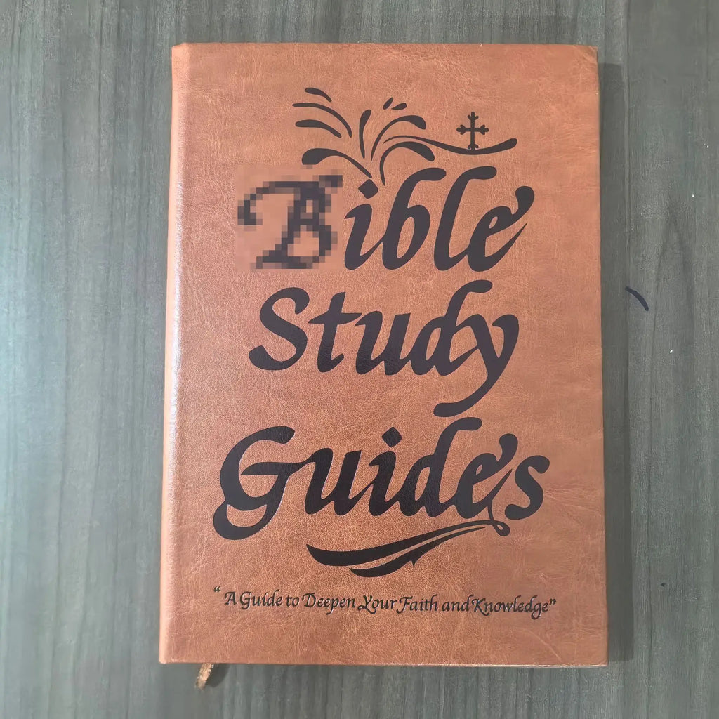 Christian Bible Study Journal with Book-by-Book Scripture Notes Prayer Reflection Pages Devotional Learning Workbook Gift