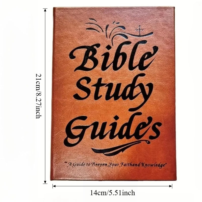 Christian Bible Study Journal with Book-by-Book Scripture Notes Prayer Reflection Pages Devotional Learning Workbook Gift
