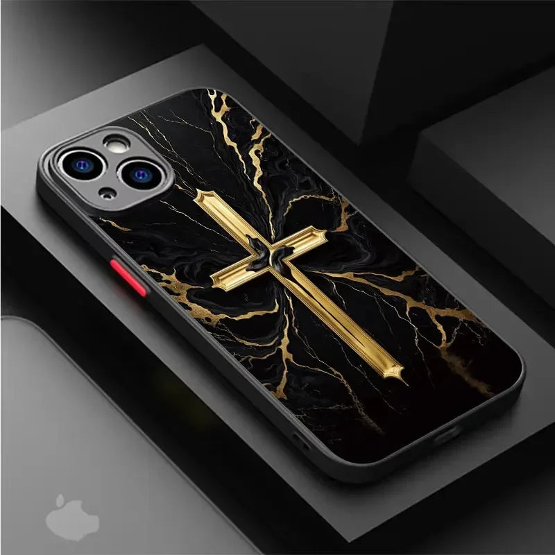 Verse of The Christian Bible Jesus Phone Case For iPhone 17 16 15 14 13 12 11 Pro Max Mini SE 7 8 Plus Air Shockproof Hard Cover