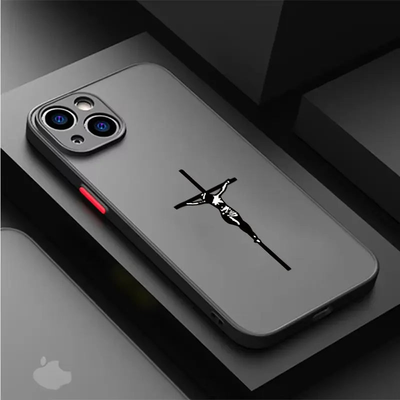 Verse of The Christian Bible Jesus Phone Case For iPhone 17 16 15 14 13 12 11 Pro Max Mini SE 7 8 Plus Air Shockproof Hard Cover