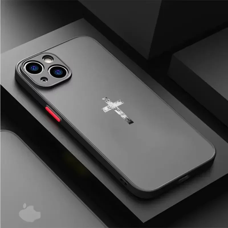 Verse of The Christian Bible Jesus Phone Case For iPhone 17 16 15 14 13 12 11 Pro Max Mini SE 7 8 Plus Air Shockproof Hard Cover
